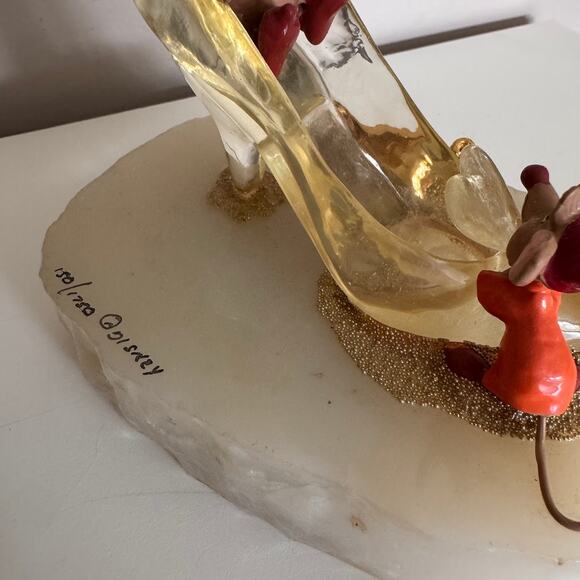 ❌SOLD❌Disney Ron Lee Sculpture “Cinderella Slipper” Limited Edition 150/1750 93 - Picture 5 of 11